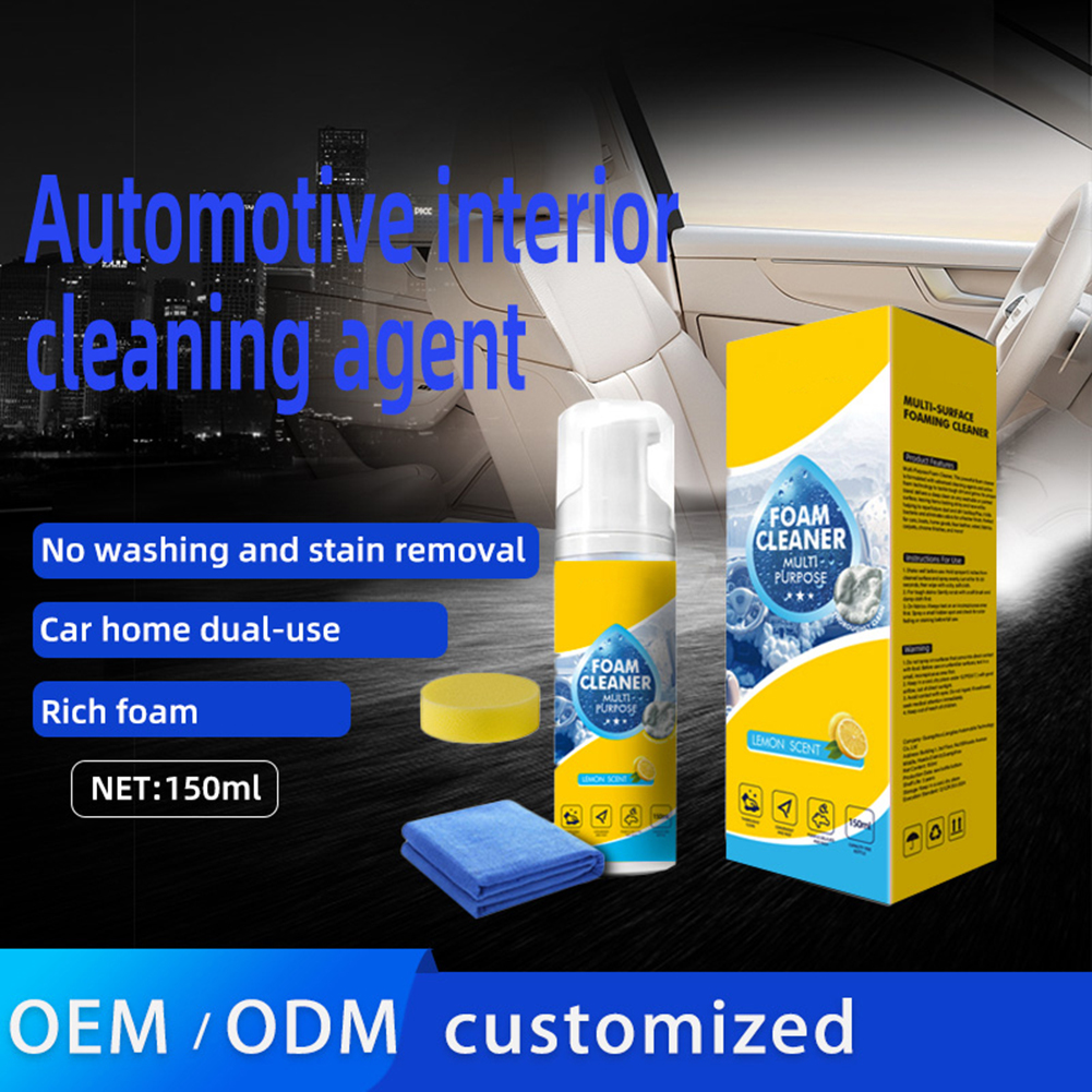 Leather Cleaner Interior - New 150ML Portable Multipurpose Car Interior