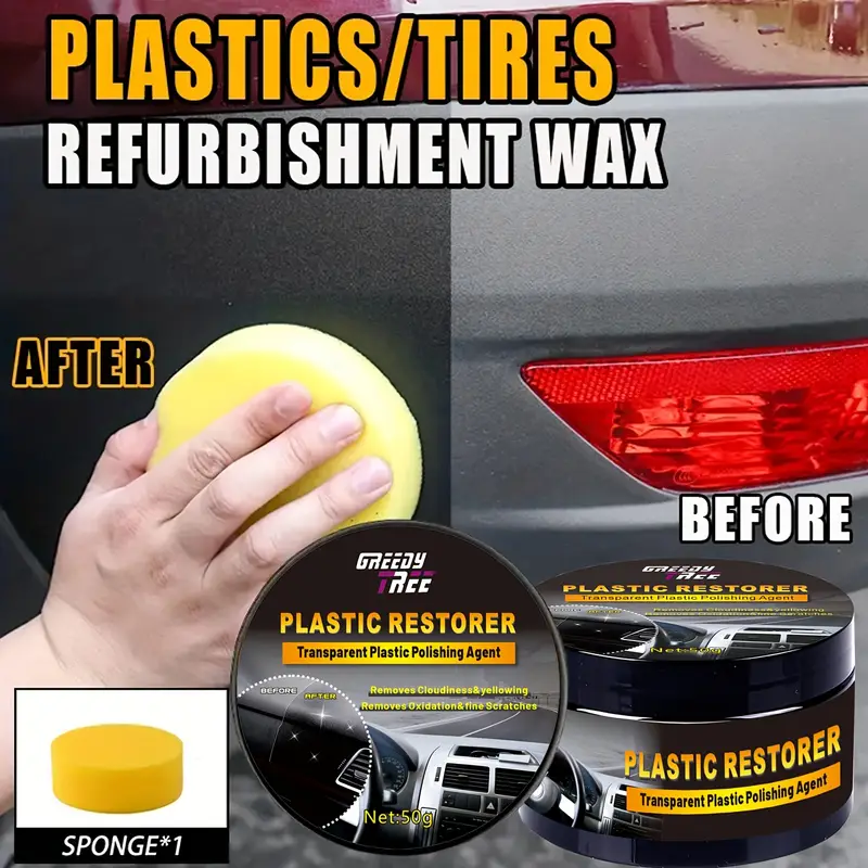 Trim Restorer Plastic - GREEDY TREE Automotive Plastic Restorer repairs