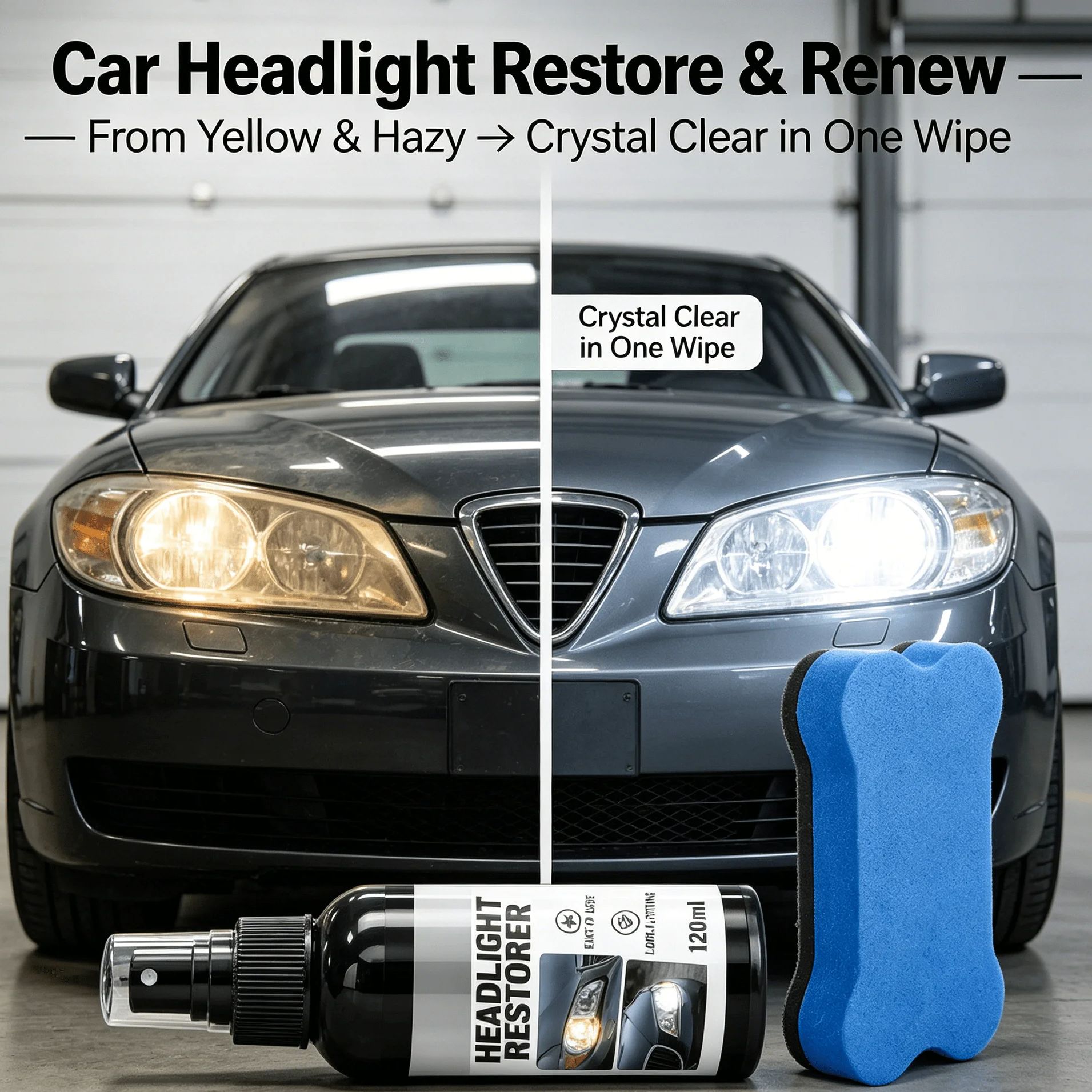 Trim Restorer Plastic - 120ml Black Shine Plastic Restorer Spray