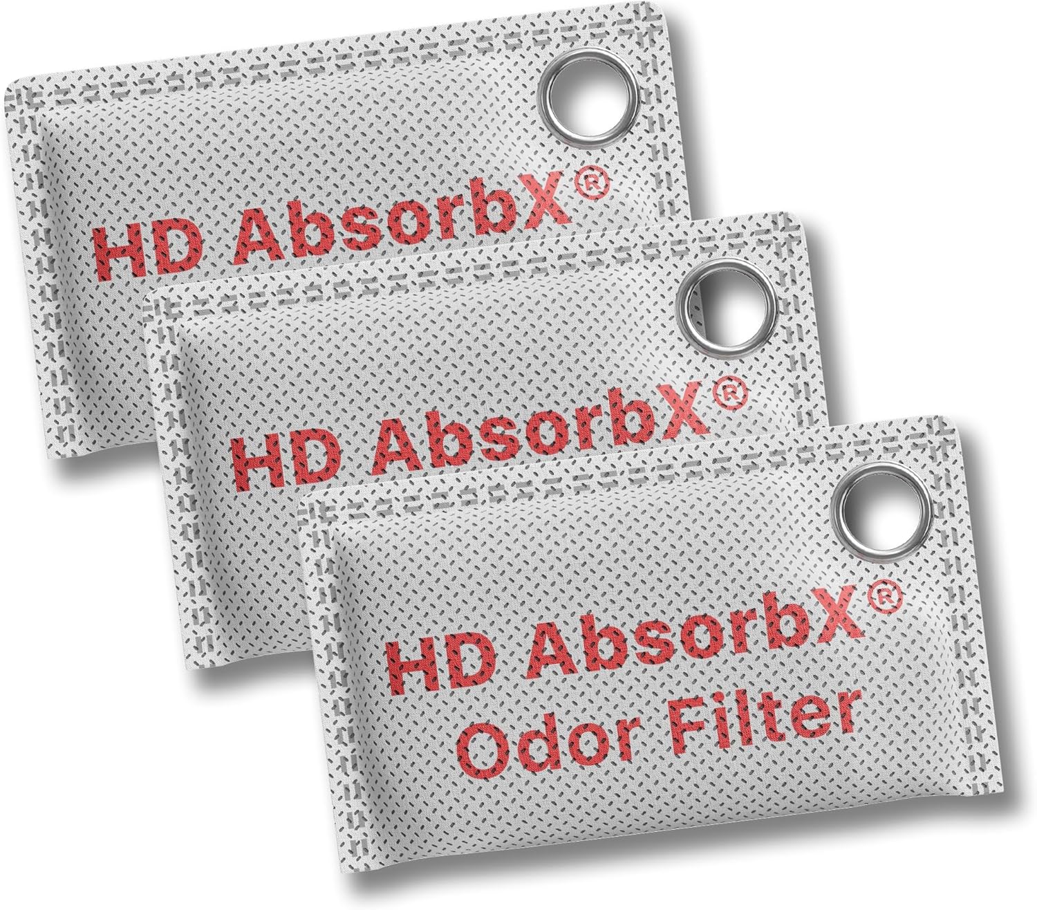 Odor Eliminator Car - Activated Charcoal Air Purifying Bags 3-Pack