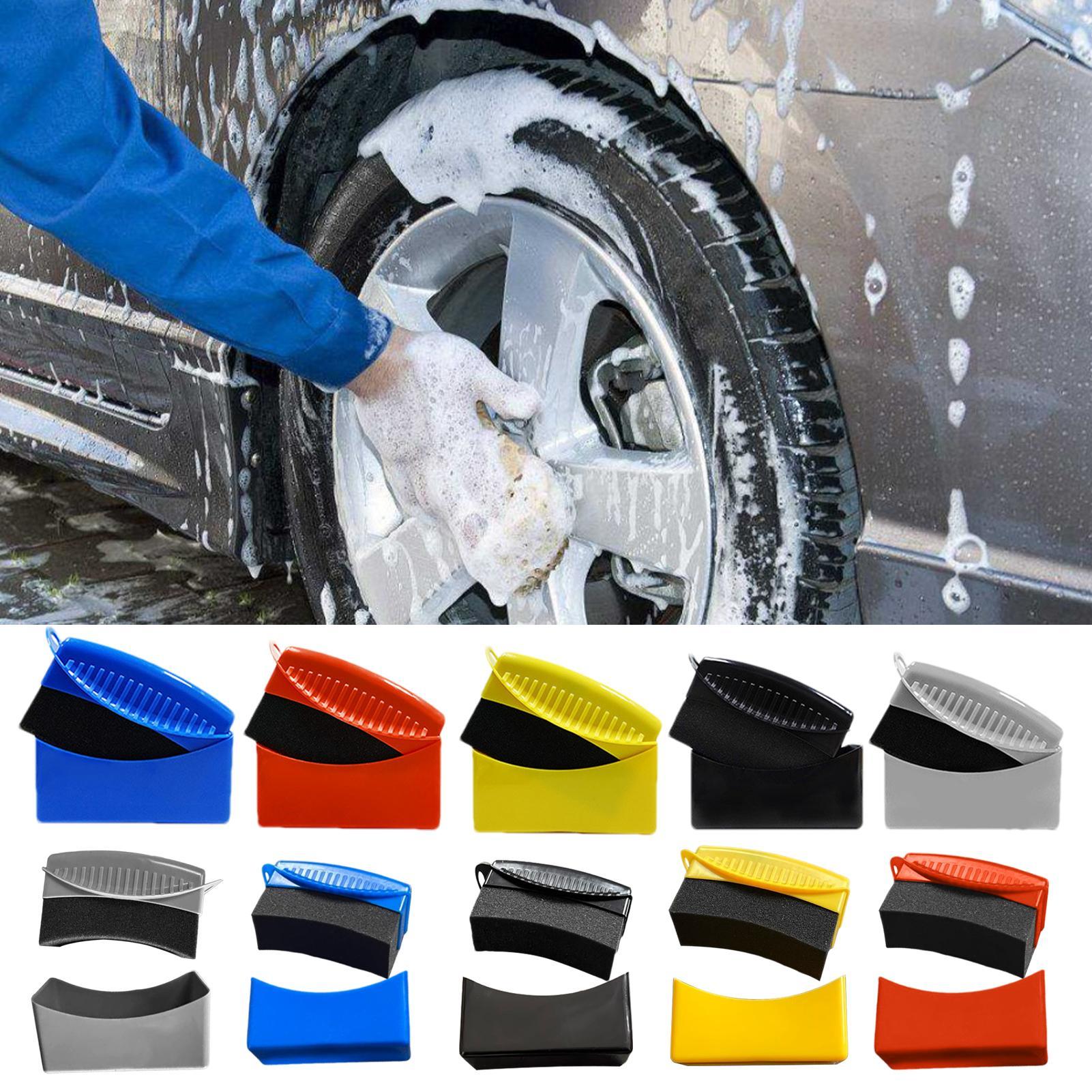 Wax Applicator Pad - Car Wheel Polishing Waxing Sponge Brush