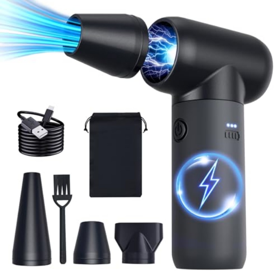 Dryer Car Blower - 3-Gear Electric Portable Air Duster -