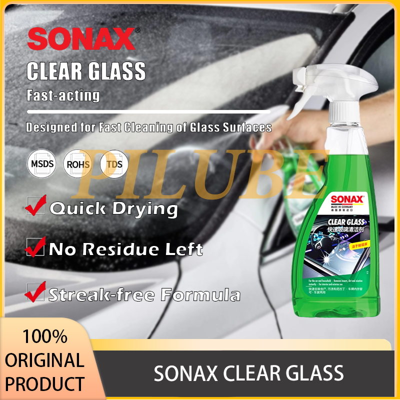 Glass Cleaner Streak - SONAX CLEAR GLASS Fast Glass Cleaner