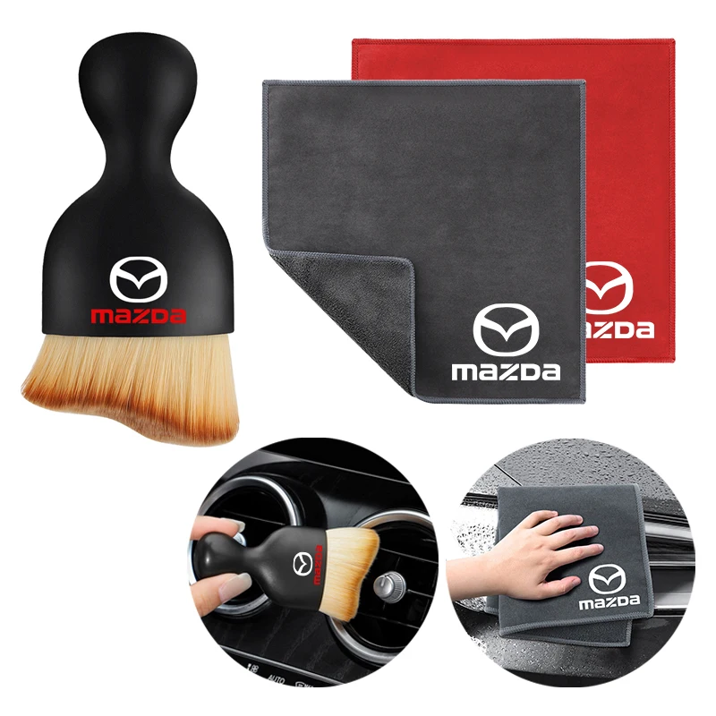 Interior Detailing Kit - Car Interior Cleaning Soft Brush With