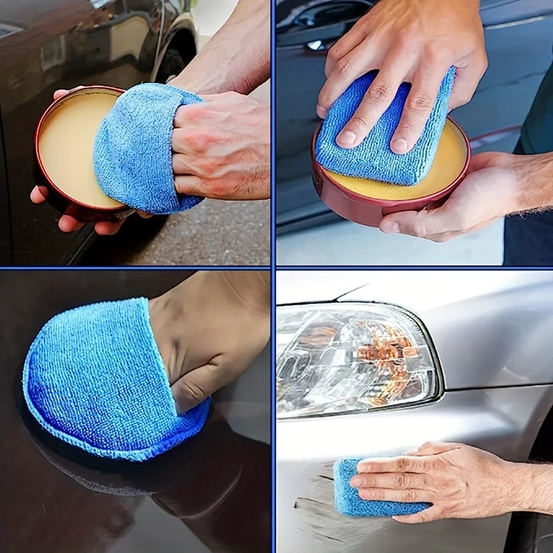 Wax Applicator Pad - 8pcs Car Wax Applicator Pads Kit