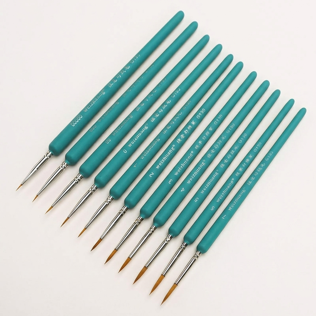 Detailing Brush Set - 11 PCS Miniature Paint Brushes Set