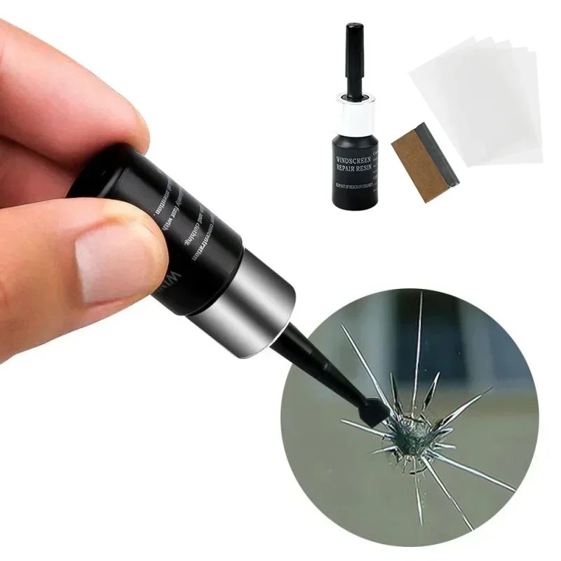 Glass Cleaner Streak - DIY Car Windshield Cracked Repair Tool