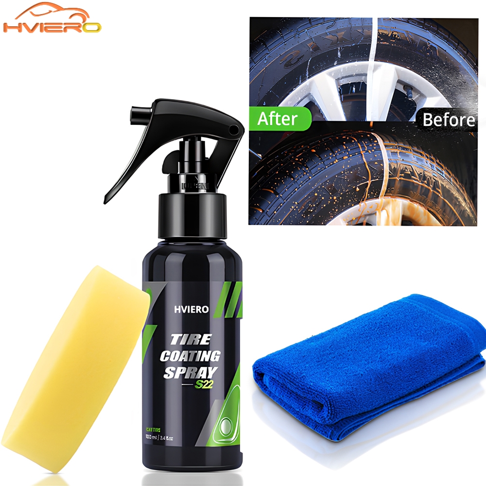 Tire Shine Spray Sealant - Car Refurbish Tyre Gloss Tire Coating