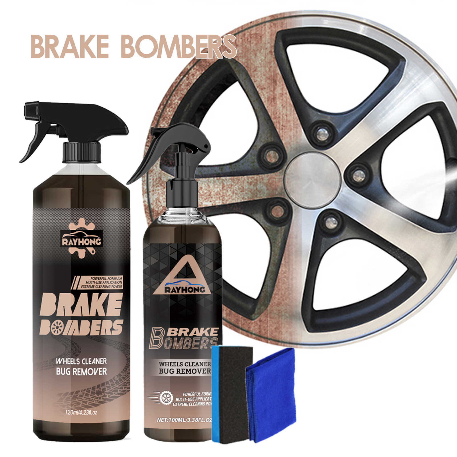 Wheel Cleaner Alloy - Car Wheel&Tire Cleaner - Brake Dust