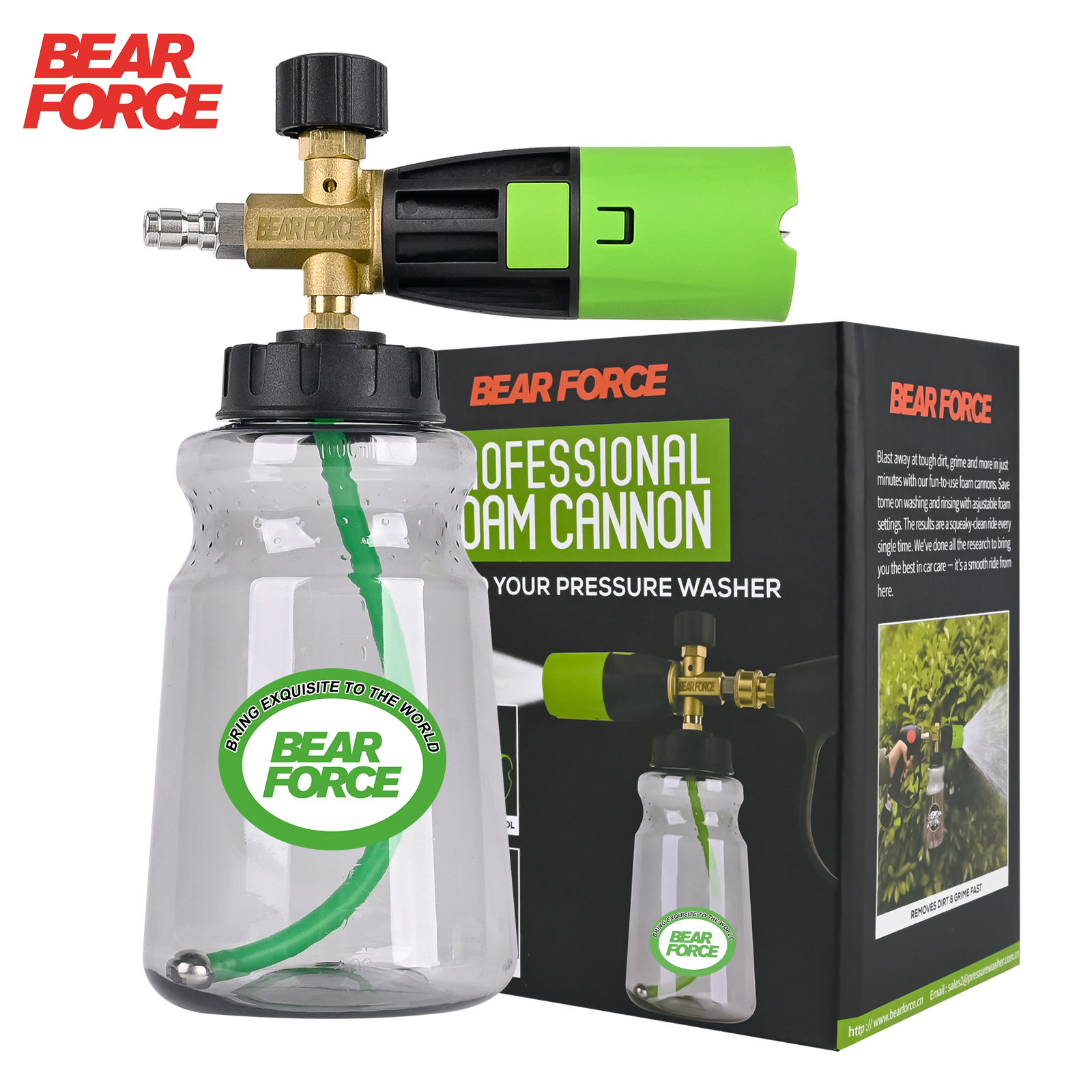 Foam Cannon Car Wash - BEAR FORCE Innovative Pressure Washer Foam