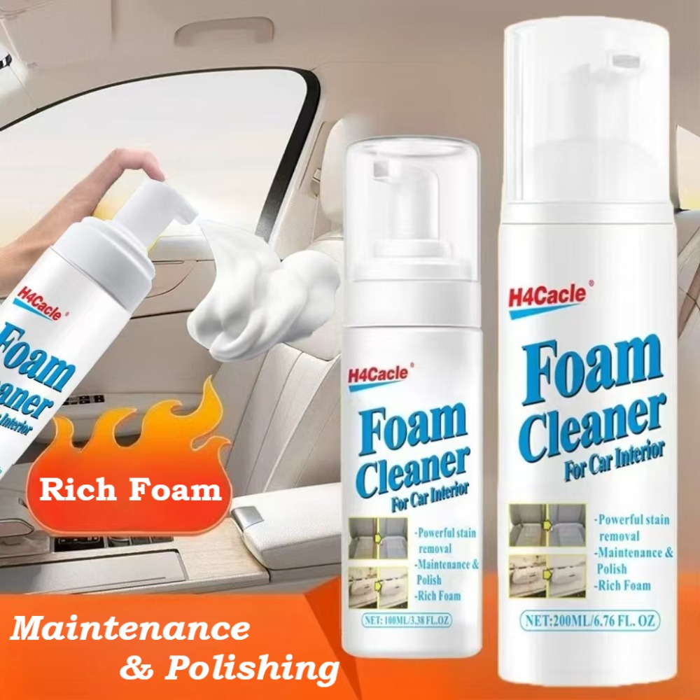 Leather Cleaner Interior - Multi-Purpose Foam Cleaner Car Interior Wash