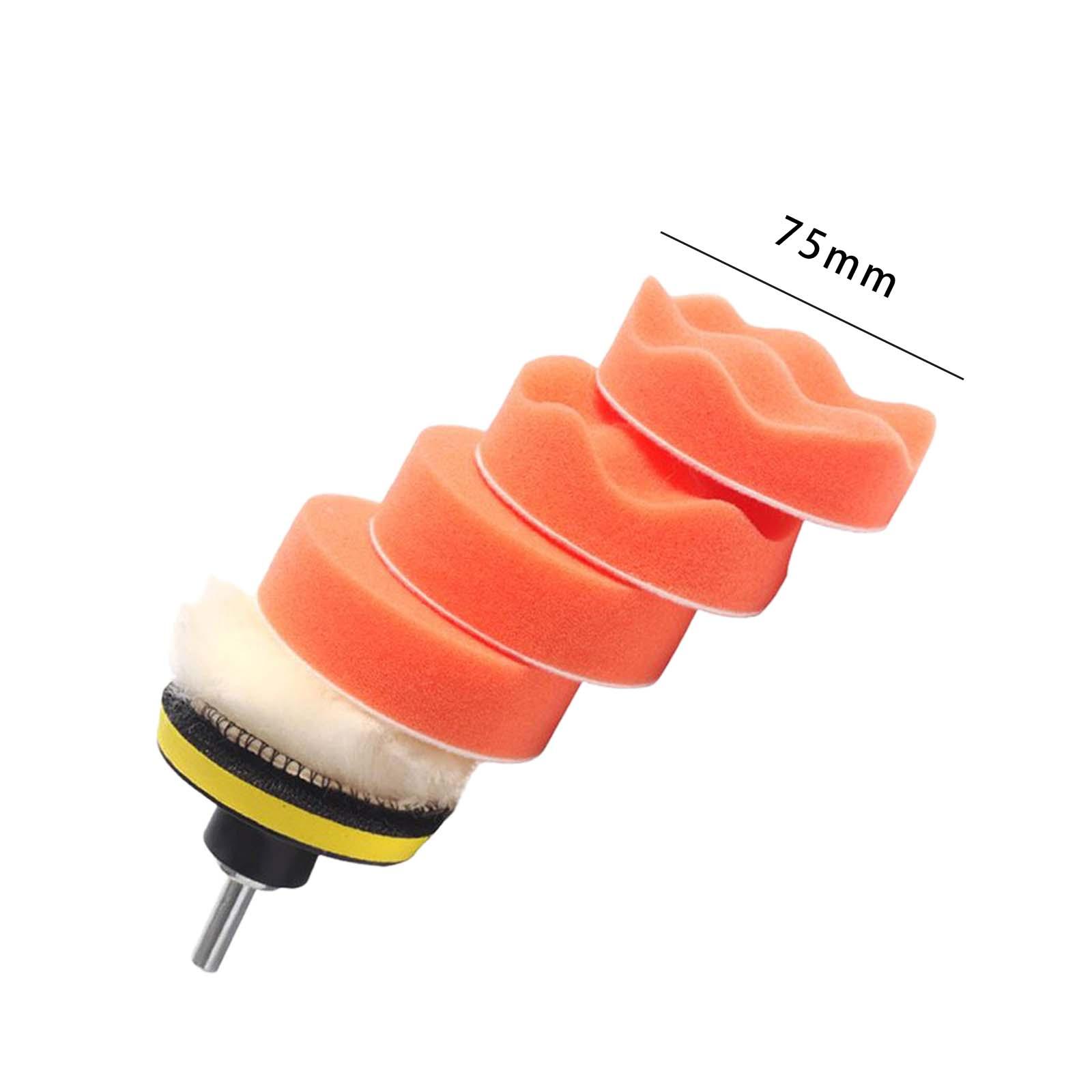 Polish Pad Set Buffer - 7PCS Auto Detailing Polishing Pad Drill
