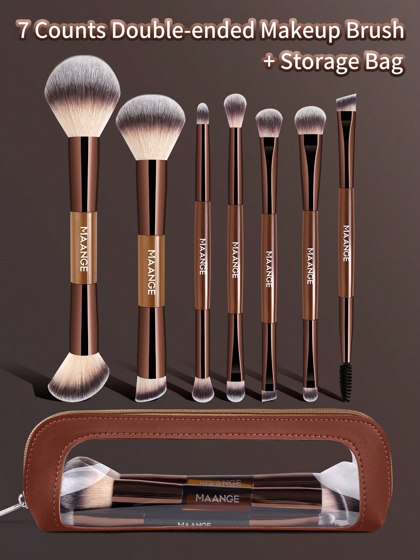 Detailing Brush Set - MAANGE 7pcs/9pcs/13pcs Dual-Ended Multi-Functional Makeup Brush