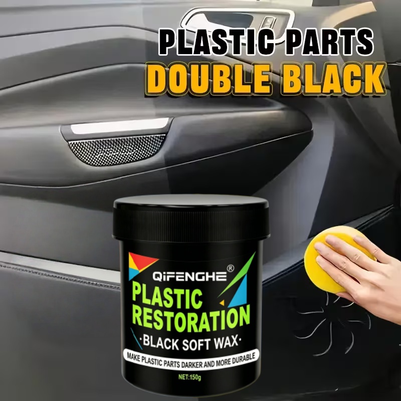 Trim Restorer Plastic - Plastic Restoration Wax 150g, Black Soft