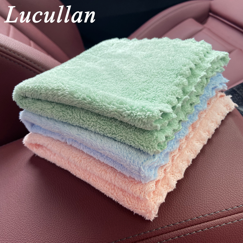 Interior Detailing Kit - Lucullan Interior Microfiber Towel Comfortable Cute