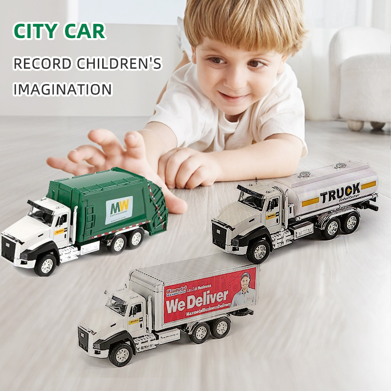 Car Shampoo Ph - 3 Pack of Diecast Sanitation Vehicle