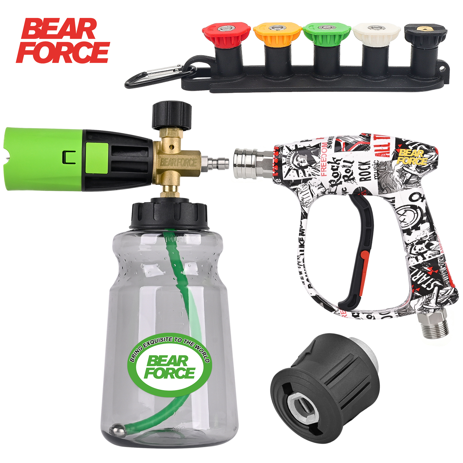 Foam Cannon Car Wash - BEAR FORCE Pressure Washer Foam Cannon