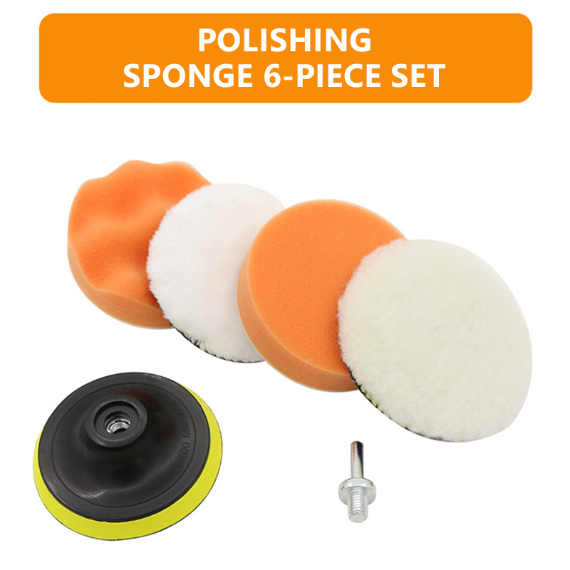 6pcs/set Car Polishing Sponge  - Polish Pad Set Buffer review and price
