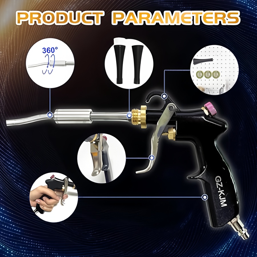 Air Blow Gun Car Interior Clea - Dirt Brush Interior review and price