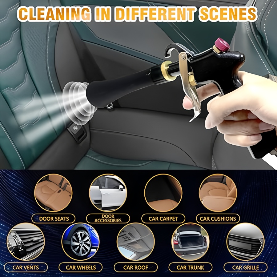 Air Blow Gun Car Interior Clea - Dirt Brush Interior review and price