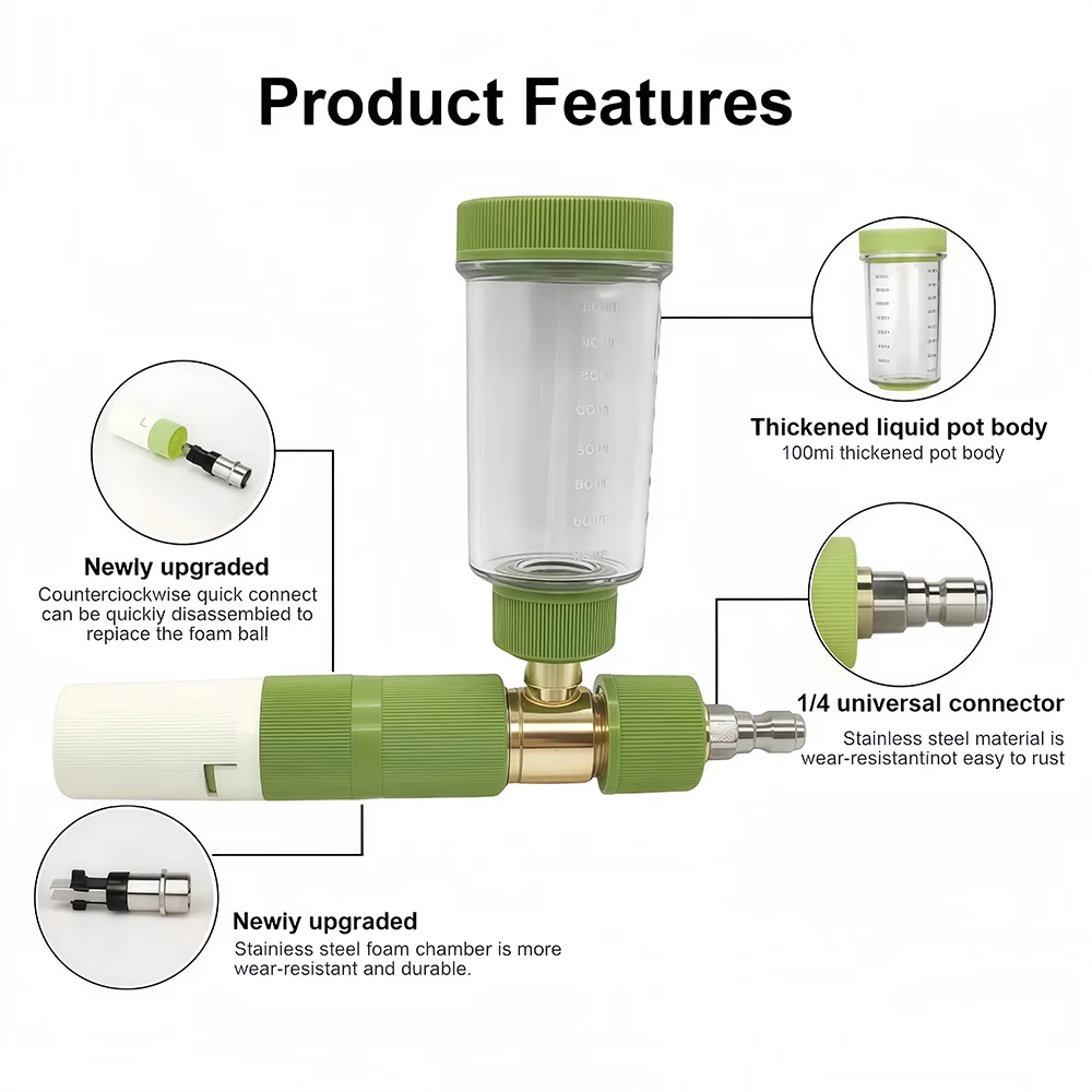 100ml Handheld Snow Foam Canno - Foam Cannon Car Wash review and price