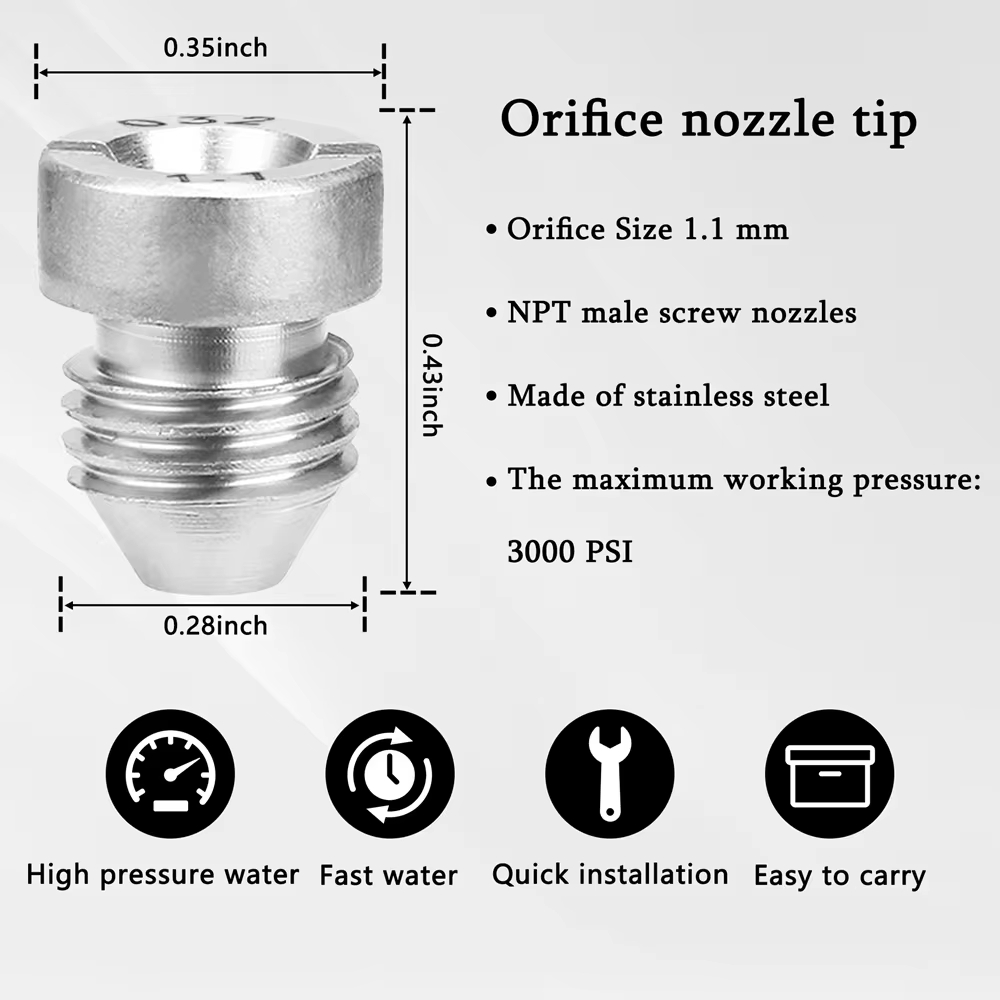 Precision Foam Cannon Orifice  - Foam Cannon Car Wash review and price