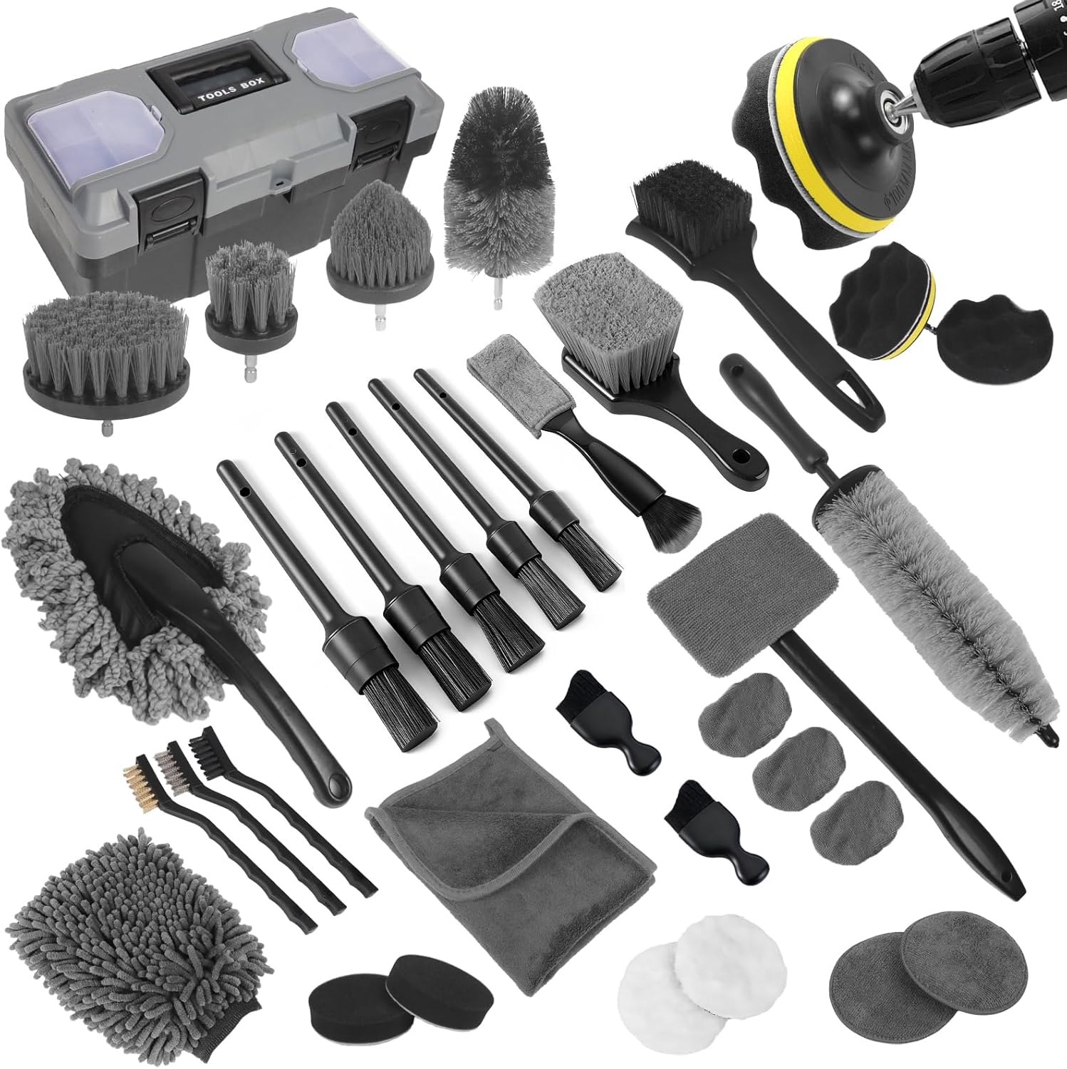 Car Detailing Kit, 36Pcs Profe - Interior Detailing Kit review and price