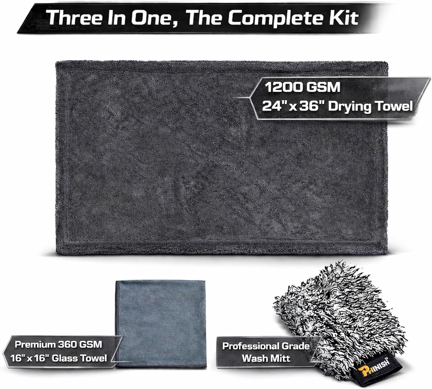 24x36 Car Drying Towel 1200 GS - Microfiber Towel Detailing review and price