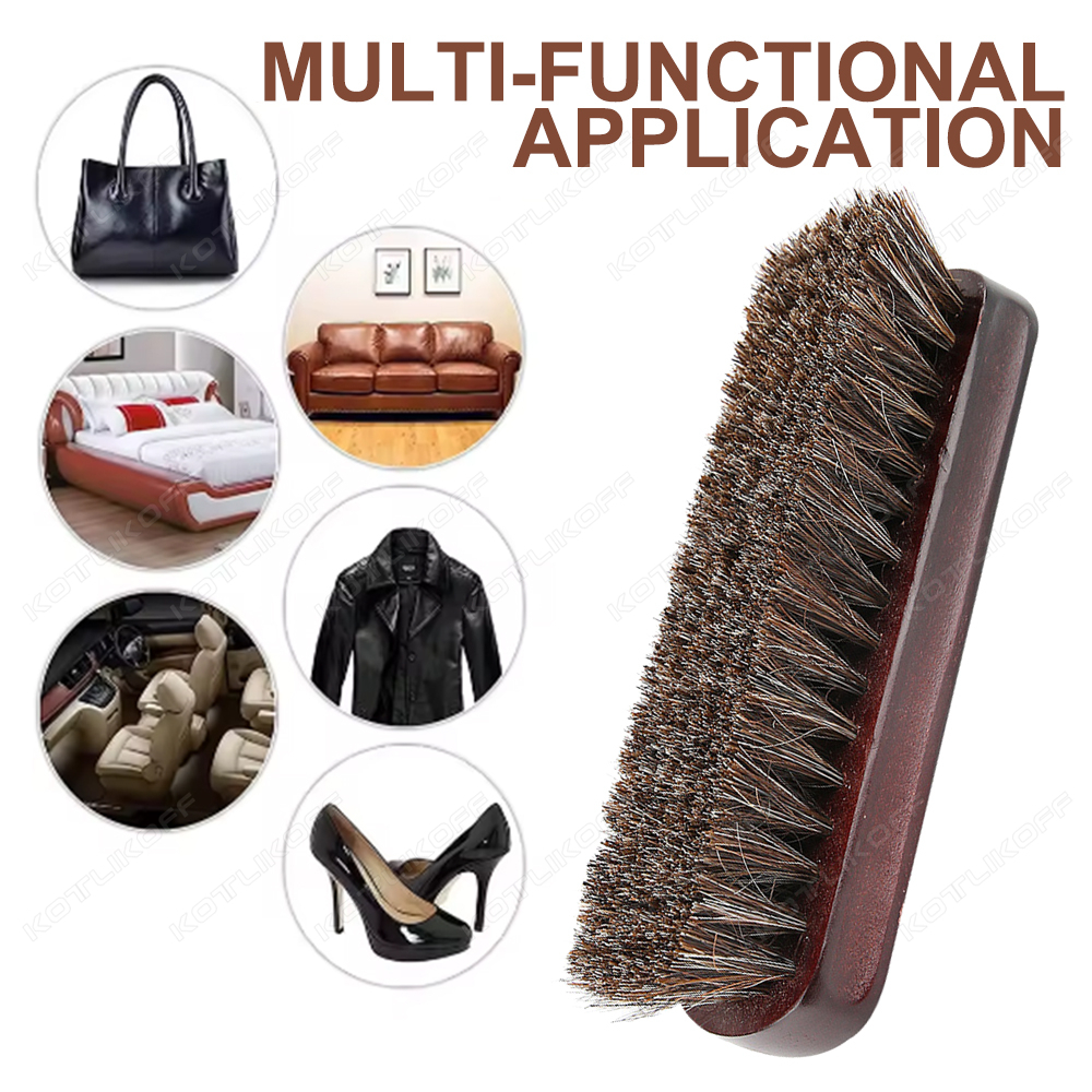 Premium Horsehair Shoe Brush F - Dirt Brush Interior review and price