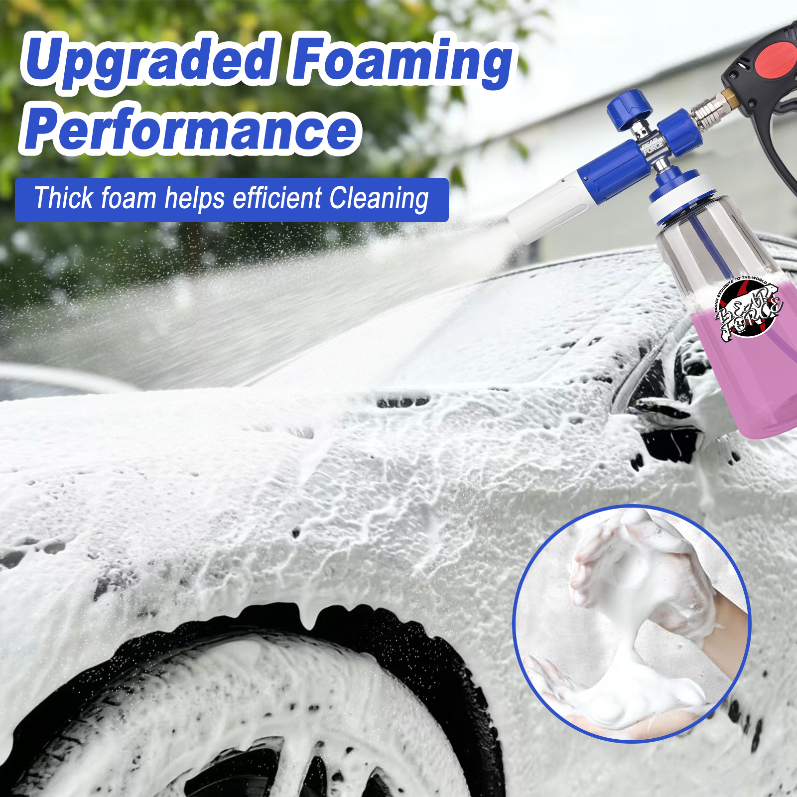 Pressure Washer Upgraded Foam  - Foam Cannon Car Wash review and price