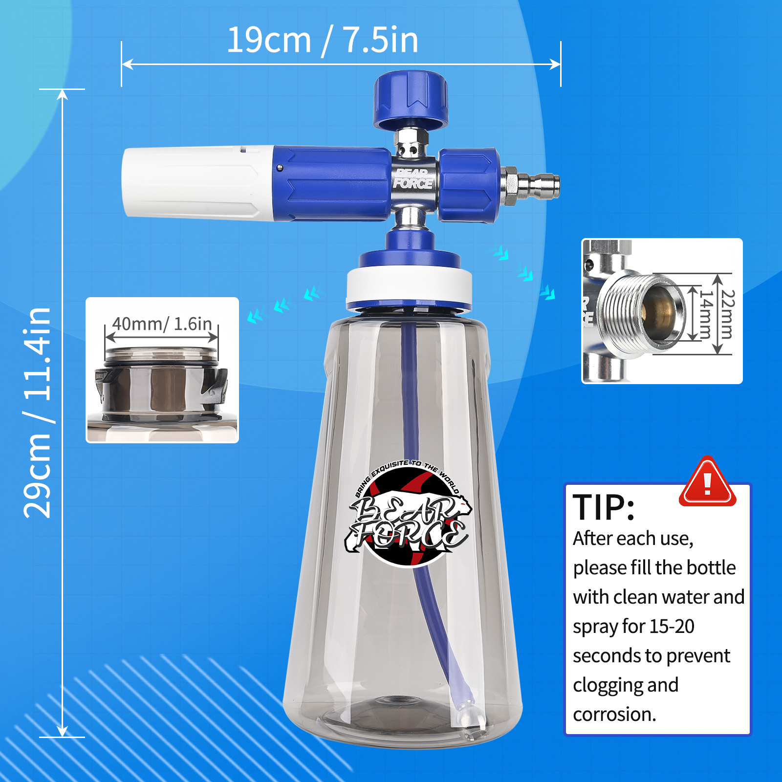 Pressure Washer Upgraded Foam  - Foam Cannon Car Wash review and price