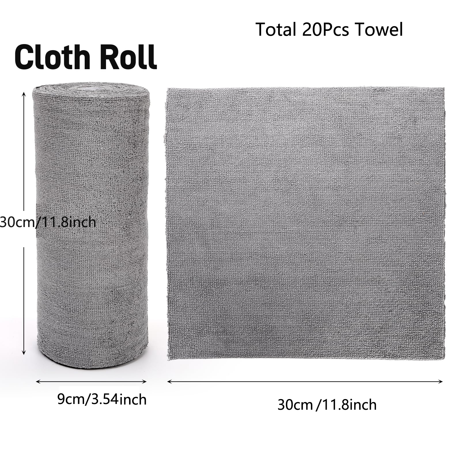 20 Pcs Microfiber Cleaning Clo - Microfiber Towel Detailing review and price