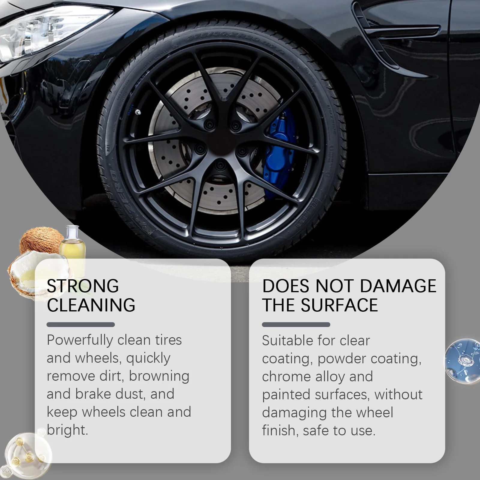 Professional Wheel Tire Cleane - Wheel Cleaner Alloy review and price