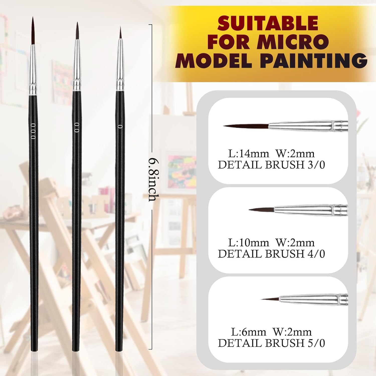 30 Pcs Fine Detail Paint Brush - Detailing Brush Set review and price