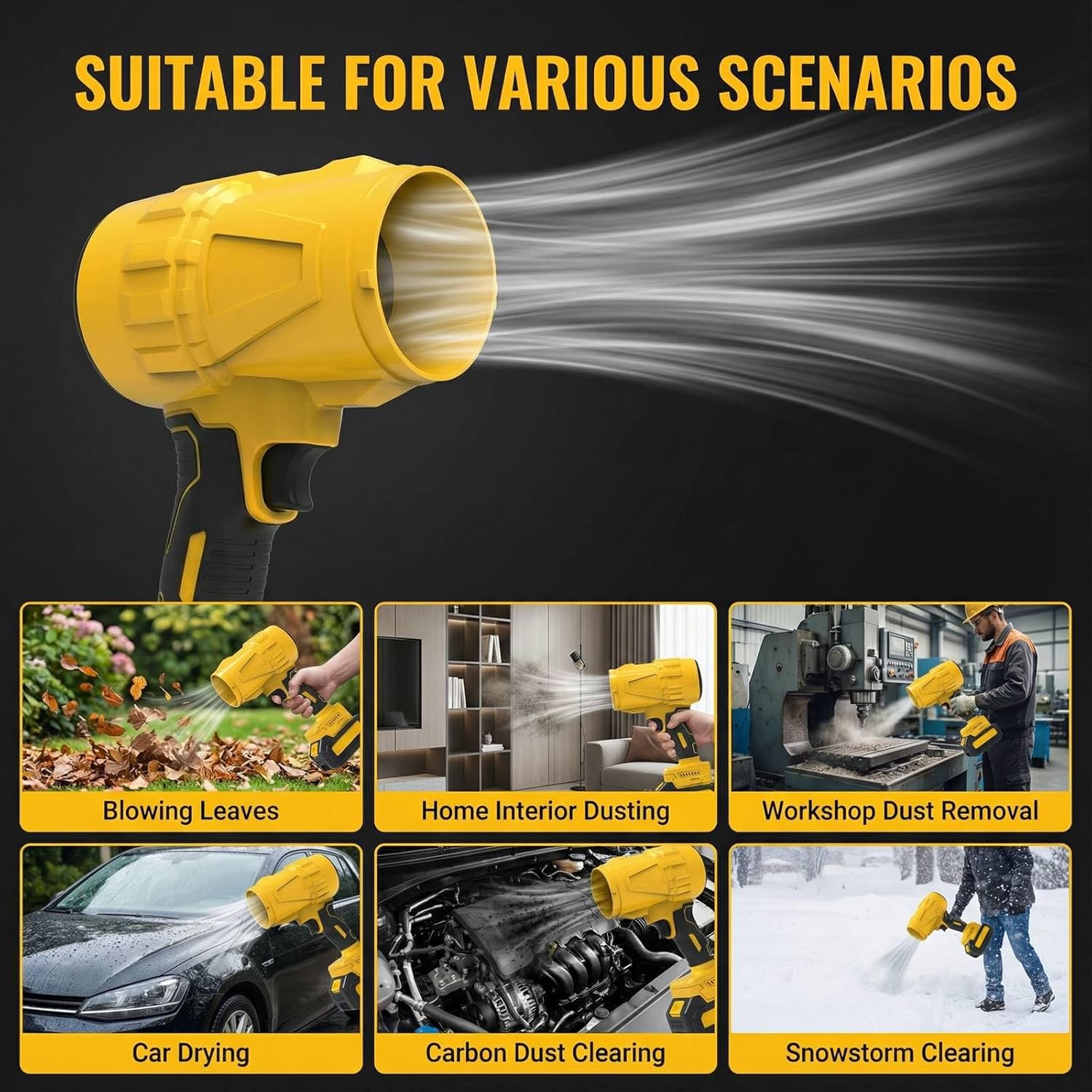 Wireless blower brushless turb - Dryer Car Blower review and price