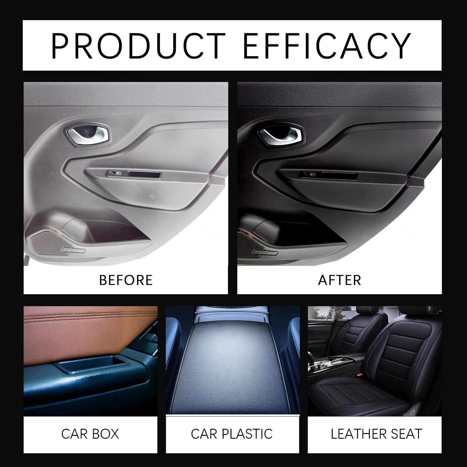 100ml Auto Interior Polish Car - Leather Cleaner Interior review and price