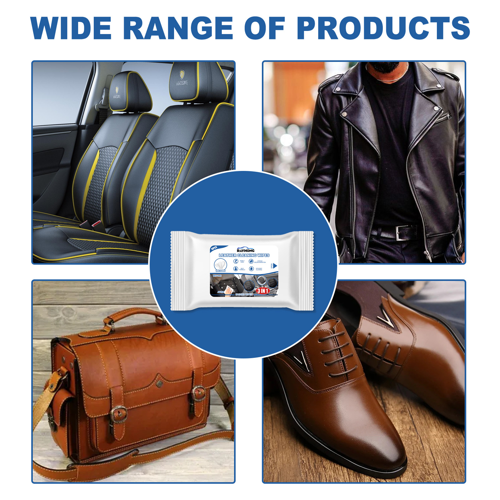 Car Leather Cleaning Wipes, Se - Dirt Brush Interior review and price