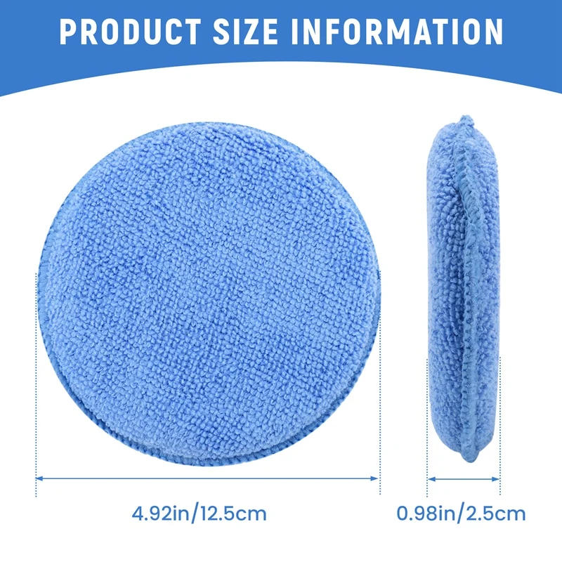 5Inch Microfiber Wax Applicato - Wax Applicator Pad review and price