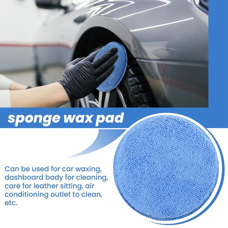5Inch Microfiber Wax Applicato - Wax Applicator Pad review and price