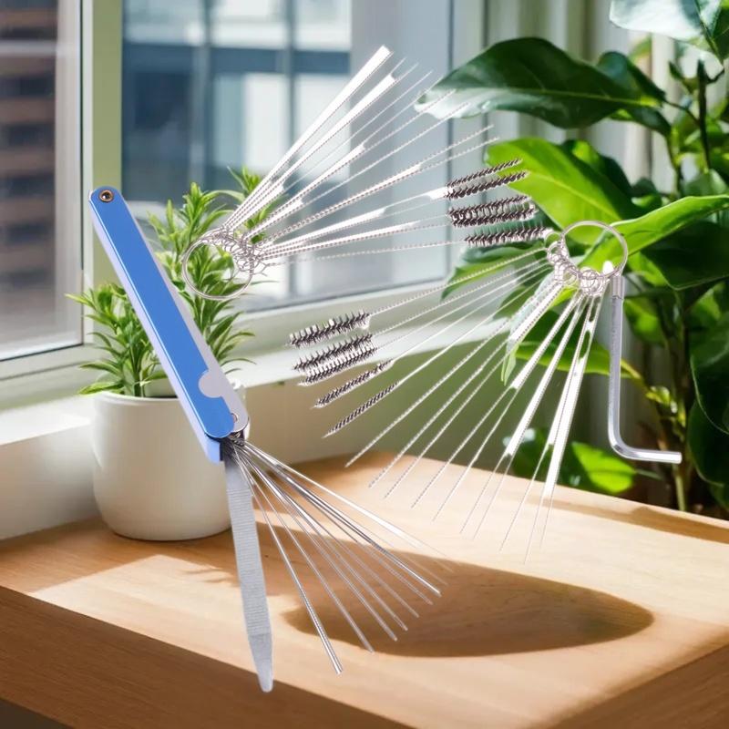 1 set of cleaning needles, bru - Car Cleaning Brush review and price