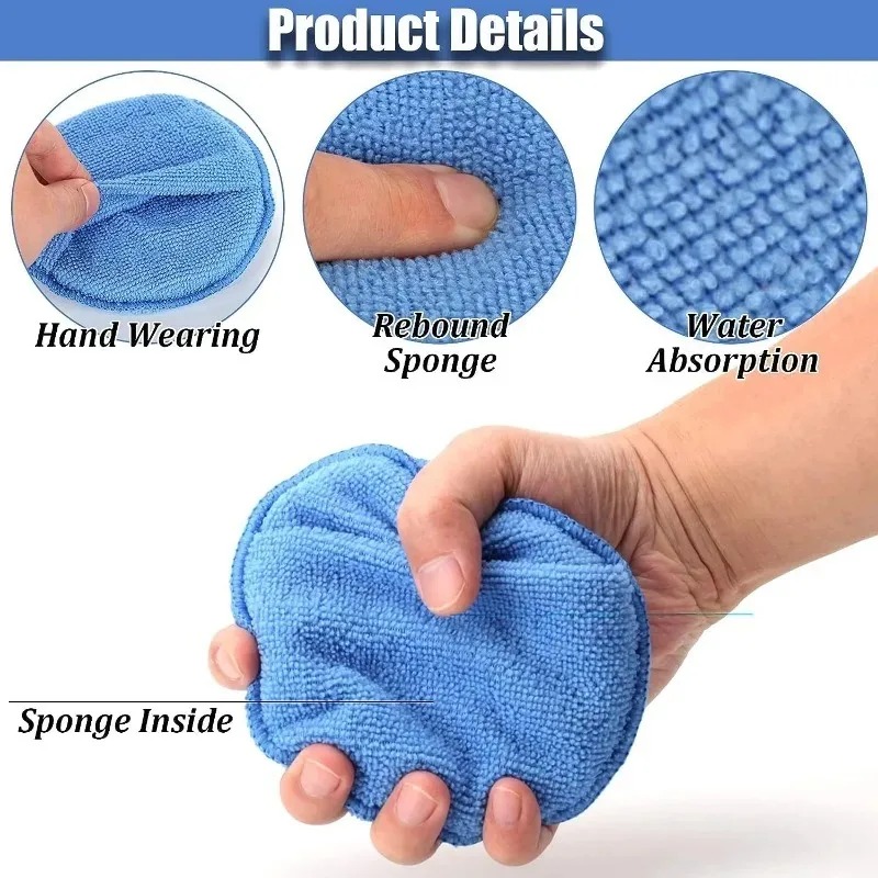10Pcs Car Detailing Applicator - Wax Applicator Pad review and price