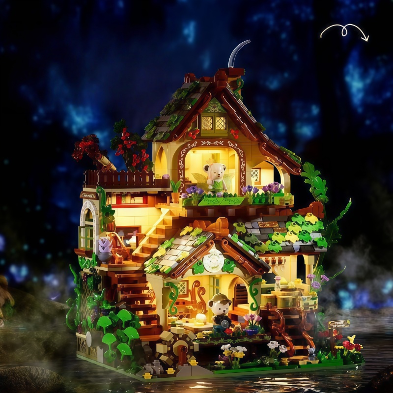 Whimsical Forest Elf Cottage B - Interior Detailing Kit review and price