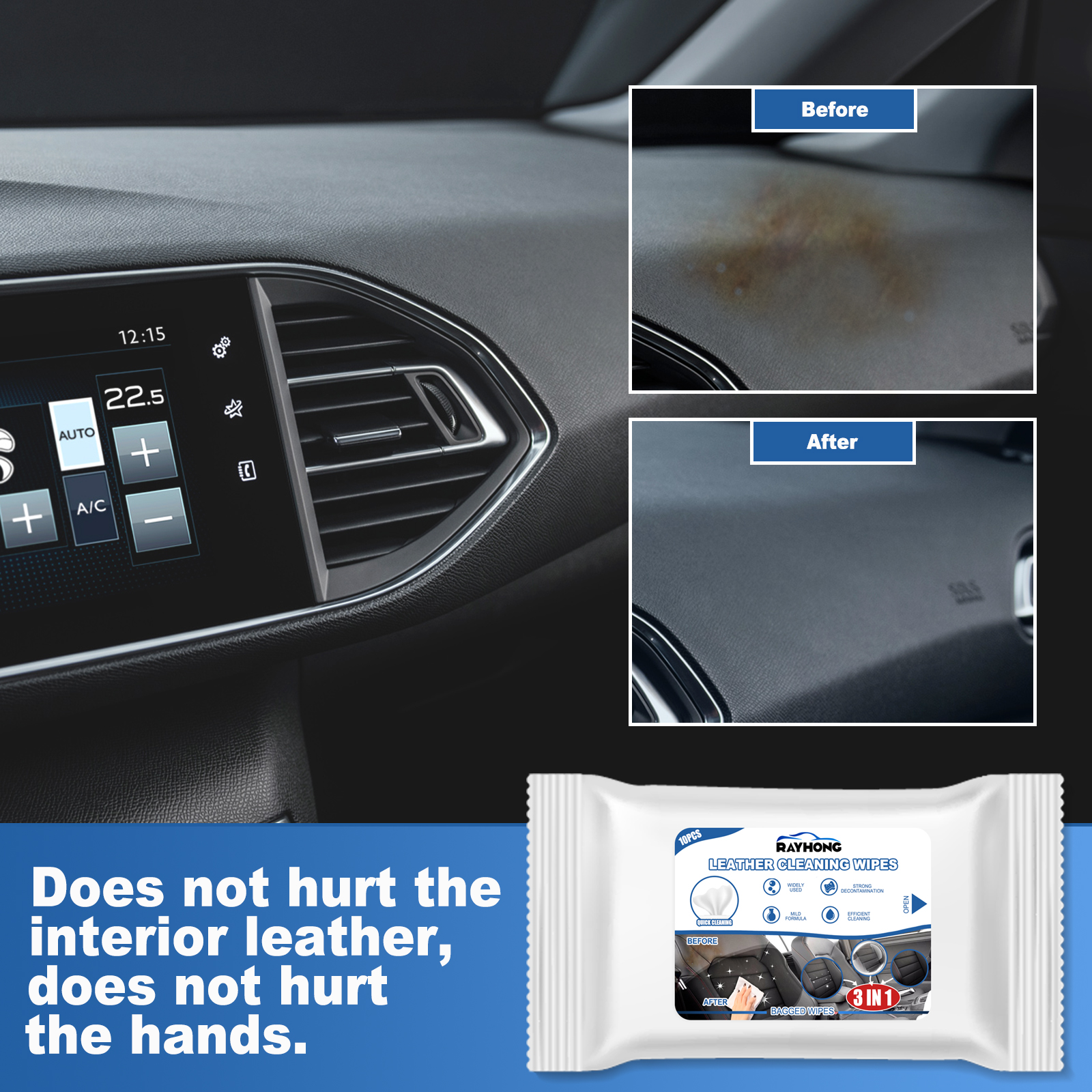 Rayhong Car Leather Cleaning W - Dirt Brush Interior review and price