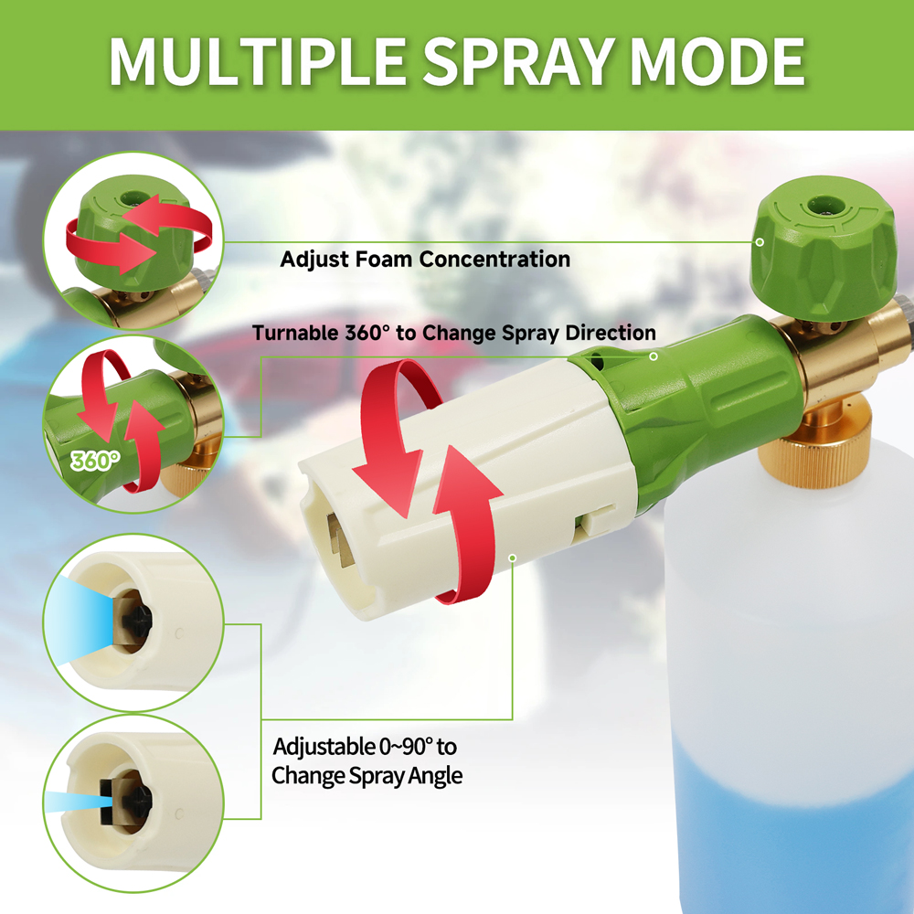 Aluminum Foam gun Lance Foam c - Foam Cannon Car Wash review and price