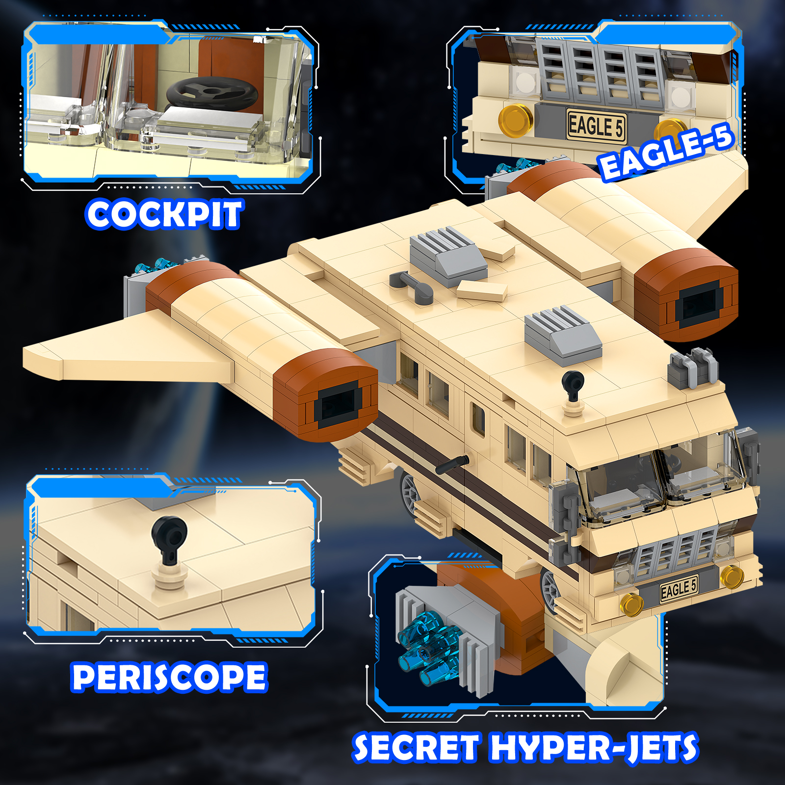 Space Balls Eagle 5 Building B - Interior Detailing Kit review and price