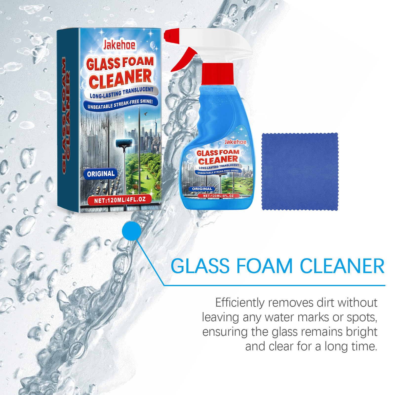Foaming Glass Cleaner Spray St - Glass Cleaner Streak review and price
