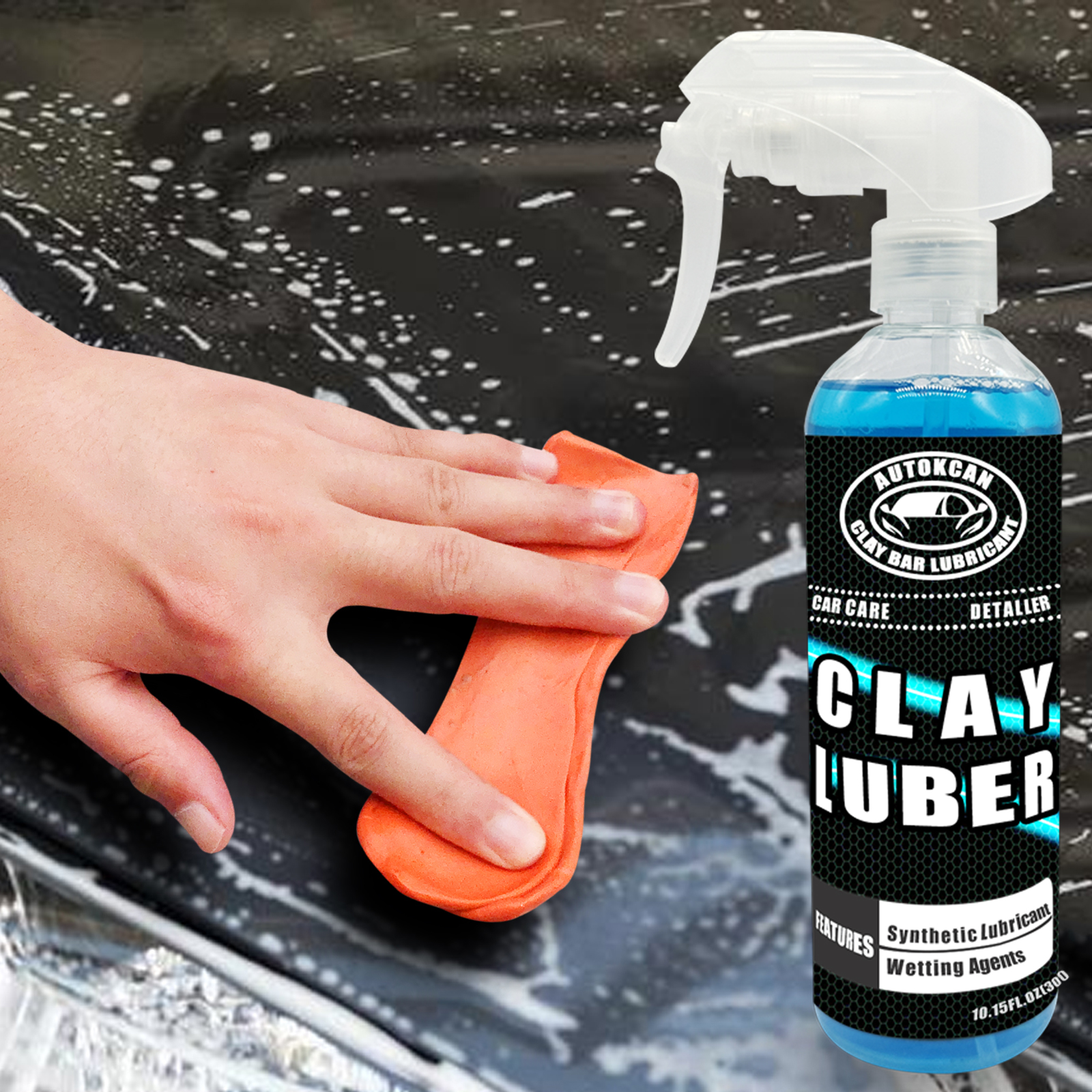 200G Car Clay Bar And 300ml Ma - Clay Bar Lubricant review and price