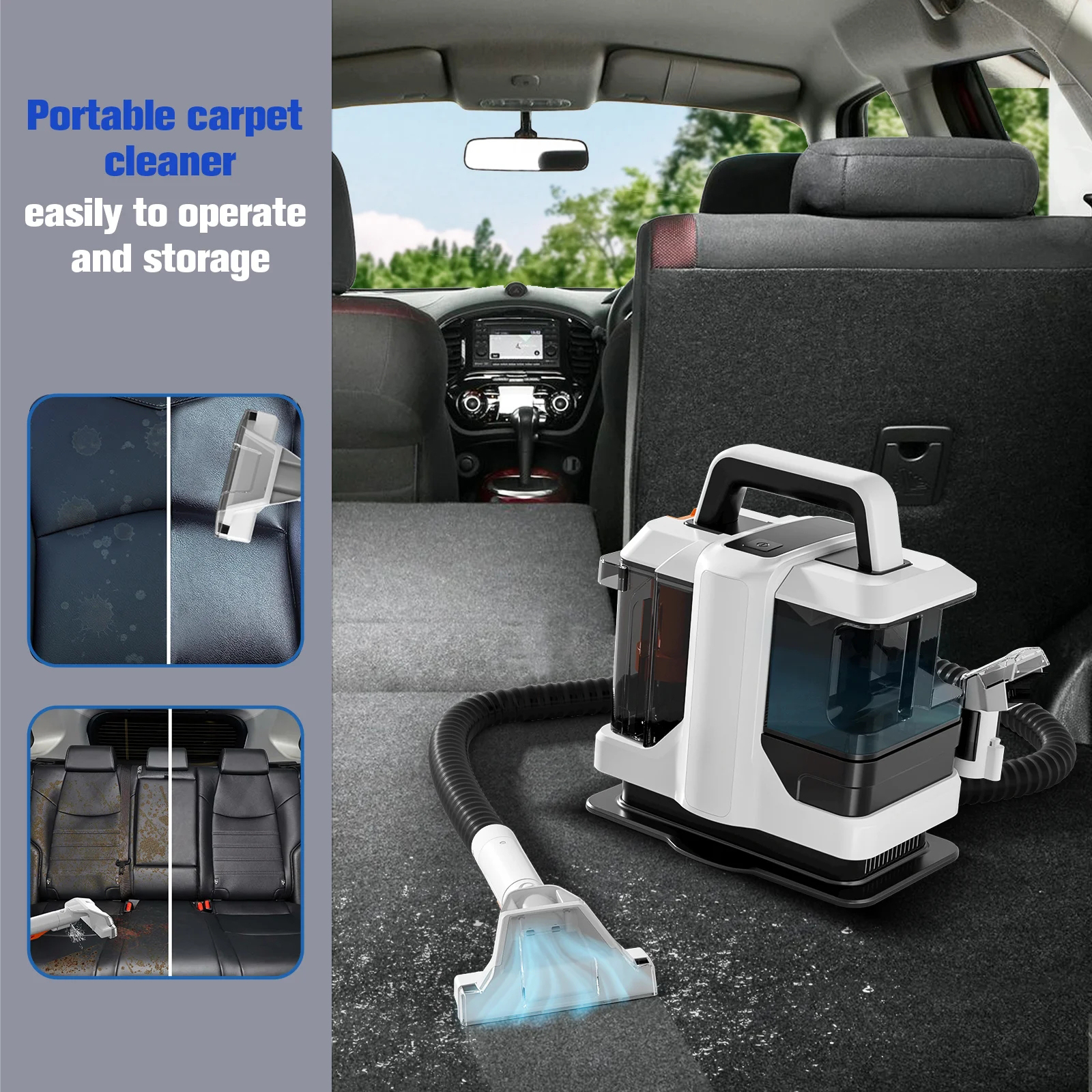 Latest Portable Home Appliance - Seat Cleaner Fabric review and price
