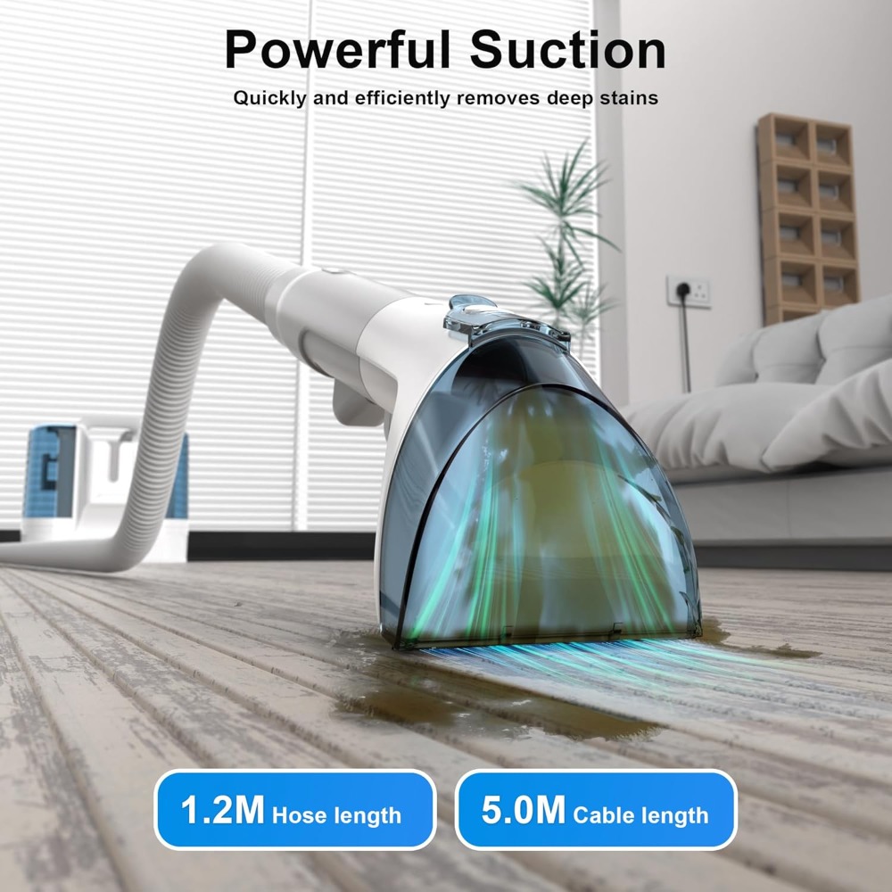 450W Carpet Cleaner Machine Up - Seat Cleaner Fabric review and price