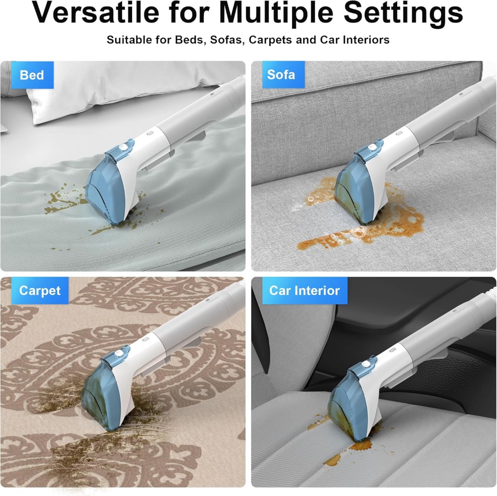 450W Carpet Cleaner Machine Up - Seat Cleaner Fabric review and price